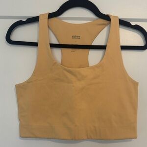 Girlfriend Collective Orange Sports Bra/Workout Top